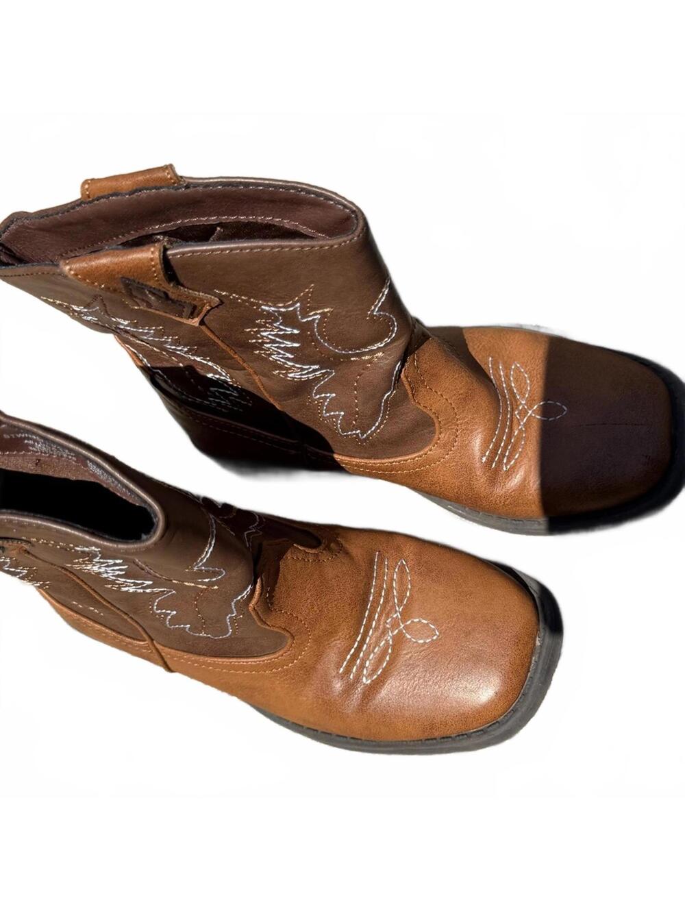 Wonder Nation (Walmart) kids cowboy boots – size 12 (toddler) - Picture 4 of 7